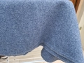 Вълнен плат син атрацит, производство преди 1989г., с подарък, снимка 1
