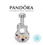 Нова колекция! Талисман Pandora Пандора сребро 925 Magic Quitar Charm. Колекция Amélie, снимка 1 - Гривни - 42678441