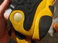 Детски баскетболни маратонки Jordan 13 Retro черно и жълто оригинални, снимка 9
