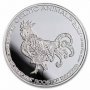 Сребро 1 oz Келтски животни- Петел 2022 Република ЧАД, снимка 1