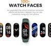 Смарт гривнa XIAOMI MI BAND 7 BLACK 1.62 ", ПУЛСОМЕР, снимка 3