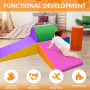 Безопасен мек комплект форми за игра за бебе от 6 части xf1805302x, снимка 4