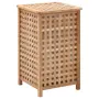 vidaXL Кош за пране 39x39x65 см масивно орехово дърво, снимка 1