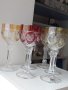 Кристални чаши-комплект от шест броя,многоцветен кристал, снимка 6
