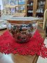 Страхотна много красива антикварна колекционерска японска порцеланова купа кашпа Satsuma , снимка 1 - Декорация за дома - 42480135