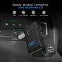 Nulaxy Bluetooth 5.0 приемник-за стриймване на музика, с вграден микрофон,Stereo, снимка 2