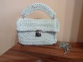 Дамска чанта ръчно плетена, снимка 2