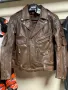 Кожено чопърско яке Motomall мото чопър естествена кожа яке мотор, снимка 7