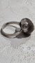 Сребърен пръстен с черупка от охлюв , снимка 7