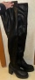 Спешно! Overknee ботуши от (еко) кожа с широк ток – ASOS Design, Made in Italy, размер 41, снимка 1