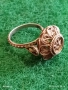 Старинен възрожденски стил сребърен пръстен филигранна изработка 52446, снимка 2