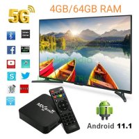 Промо █▬█ █ ▀█▀ Нови 4K Android TV Box 8GB 128GB MXQ PRO Android TV 11 /9 wifi play store, netflix , снимка 13 - Приемници и антени - 39361611