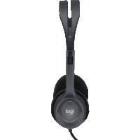 Слушалки с микрофон Logitech H111, снимка 2 - Слушалки и портативни колонки - 35798879