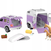 Playtive комплект игра на Кончета Детски играчки с колас ремарке и коне , снимка 7 - Коли, камиони, мотори, писти - 44568139