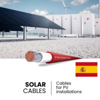 Най-висок Клас Фотоволтаичен Кабел TOPSOLAR H1Z2Z2-K 6мм2 Соларен Кабел PV Cable TopCable Spain, снимка 3 - Друга електроника - 41381628