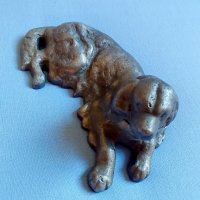 Стара метална фигура на куче, снимка 3 - Антикварни и старинни предмети - 39770666