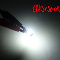 Супер ярка T5 Led крушка 3SMD 3030 светлина Лампа за арматурното табло на кола индикатор за осветява, снимка 3 - Аксесоари и консумативи - 41453366