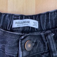 Черни дънкови панталони Pull and bear , снимка 3 - Къси панталони и бермуди - 41629878