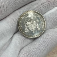 500 лири 1978 г, Ватикана - сребърна монета, снимка 5 - Нумизматика и бонистика - 42364867