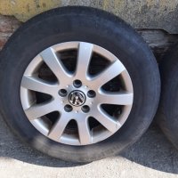 Ляти джанти с гуми за VW 5X112, снимка 2 - Гуми и джанти - 41320065