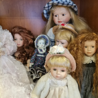 Колекция от 10 порцеланови кукли, снимка 12 - Колекции - 44686248