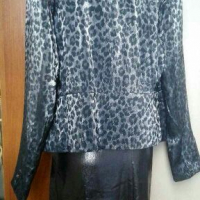 Ново дамско сако в черно и сиво🍀👚M/L, L🍀👚арт.648, снимка 2 - Сака - 29707901