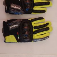 Ръкавици Мото Крос с карбонов протектор и тачскрин, снимка 7 - Аксесоари и консумативи - 27156096