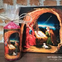 Икона Рождество Христово icona Rojdestvo Hristovo, снимка 7 - Икони - 12949870