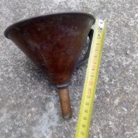 Стара бронзова фуния, снимка 5 - Антикварни и старинни предмети - 40918508
