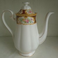 Royal Albert Lady Hamilton, колекционерски чайник 1939 година от порцелан , снимка 6 - Антикварни и старинни предмети - 44459650