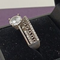  Красив сребърен пръстен #41ГП, снимка 6 - Пръстени - 44404500