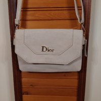 Нова бежова чанта Dior - Естествена кожа !, снимка 1 - Чанти - 38866864
