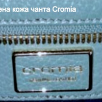 Естествена кожа чанта Сromia 31 /36 см италианска, снимка 6 - Чанти - 36130142