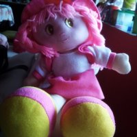 Парцалена кукла с плитки розова 30 см , снимка 1 - Кукли - 41855260