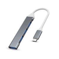 Адаптер 4 USB порта с Type C преход, снимка 2 - Друга електроника - 41950597