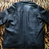 Продавам/Бартер Черно Яке от Естествена Кожа Wilsons Leather, снимка 3 - Якета - 40300282