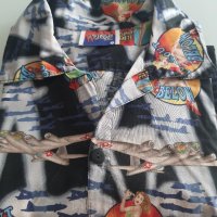 Шарена Хавайска Риза с къс ръкав made in usa S, снимка 1 - Ризи - 44369242