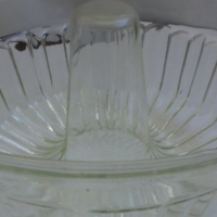 огнеупорна купа  за кекс и др йенско стъкло , снимка 3 - Антикварни и старинни предмети - 17851951
