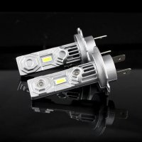 Комплект 2бр. LED Диодни крушки H7 200W 9-32V +200% светлина, снимка 4 - Аксесоари и консумативи - 42647889