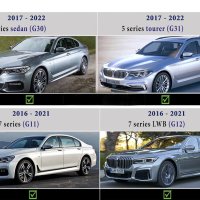 Tунинг Капаци за огледала BMW G30 G31 g11, g12, Бмв огледала, м пакет, снимка 5 - Аксесоари и консумативи - 40894291