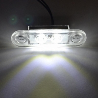 1 бр. LED ЛЕД габарити флаш с 2 SMD диода за ролбар бели , Полша, снимка 1 - Аксесоари и консумативи - 36076694