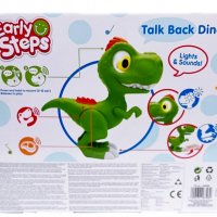 Забавен говорещ динозавър Dino със звуци и светлини / Early Steps Talking Back Dino, снимка 2 - Образователни игри - 39764249
