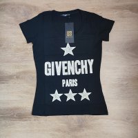 Тениска Givenchy в бяло/черно/розово/жълто, снимка 7 - Тениски - 31334497