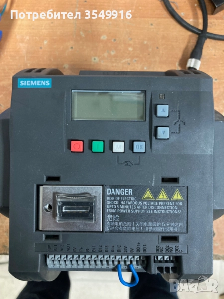 Честотен регулатор(инвертор) Siemens 1.1кW/220в, снимка 1