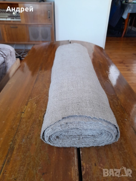 Стар ленен плат,лен, снимка 1