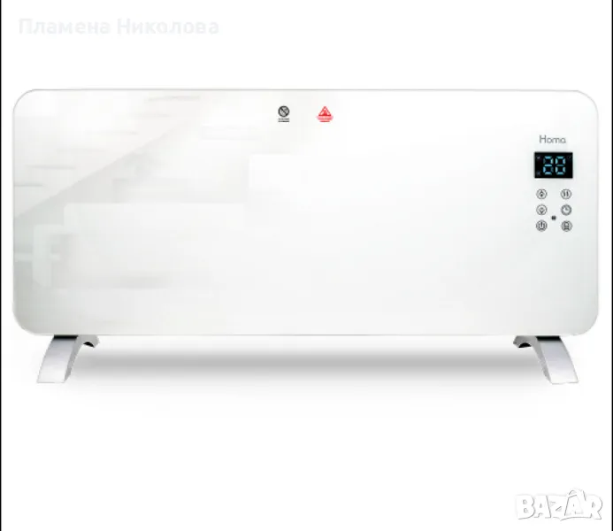 Конвектор, 2000W, стъклен панел, снимка 1