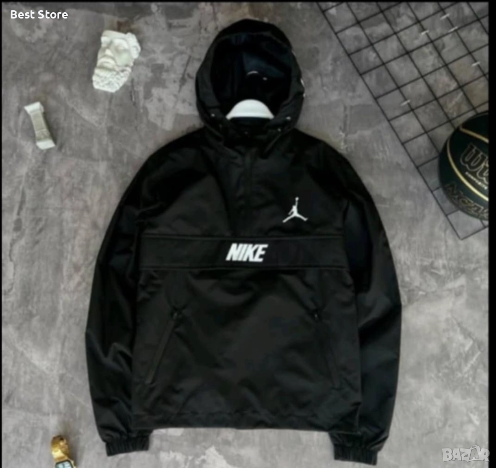 Nike Черна Мъжка Ветровка Найк , снимка 1