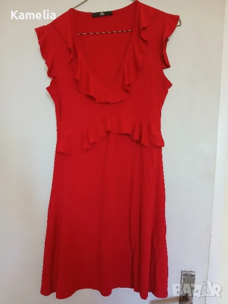 Червена рокля, S-размер , снимка 1