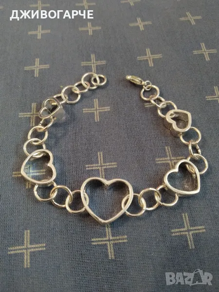 Нова, сребърна гривна. Поставена в кутия лукс, снимка 1