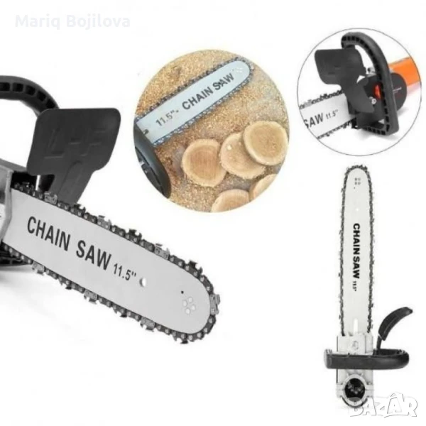 Приставка за ъглошлайф за рязане на дърва, снимка 1